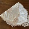 Mausouca Retro French Oval Doilies, Elegant velvet placemats Vase mats