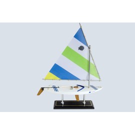Wooden SUNFISH Model Sailboat Decoration 16 -11