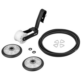 4392065 Dryer Repair Kit with 341241 Dryer Belt, 349241t, 691366 - Compatible with for Whirlpool Kenmore Maytag Amana Dryer Package Includes Drum Roller Belt and Idler Pulley