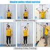 ATENTO Shoulder Rehab Pulley System with Foam Handles│Arm Pulley with
