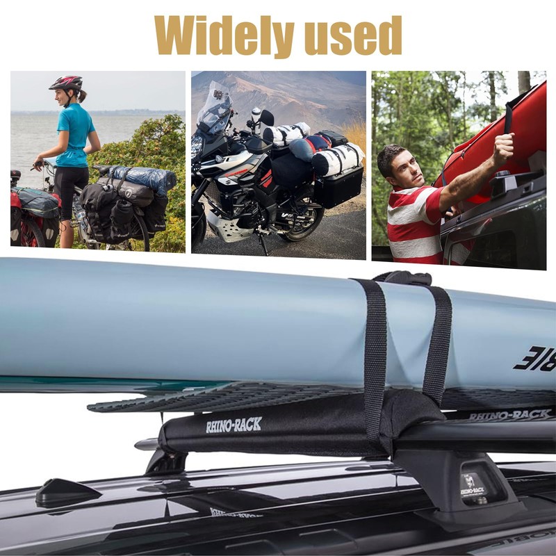 Pack of 6 Short Tie Down Straps, 100 cm, Adjustable
