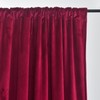gisewood Red Velvet Curtains 96 Inches Long Back Tab Thermal