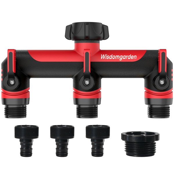 Hose Splitter 3 Way, Tap Connector, Garden Hose Connector, High