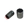 DeeRace Fishing Rod Butt Cap Black Replacement Lightweight Durable Aluminum
