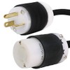 NEMA 6-20P to L14-20R Plug Adapter - 6 Foot, 20A/250V,