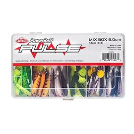 Berkley Pulse Shad Mix Box 6cm 48pcs, Soft bait fishing Lures