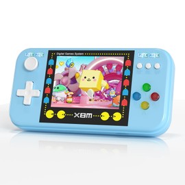 Leingee Handheld Game Consoles, Charger Prot Retro Mini Game Player with 500 Classic FC Games, Good Present for Kids Boy, Xmas Gift (1 Player)