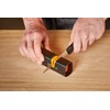 Fiskars Messerschärfer für scharfe Messerklingen aus Stahl, Keramikschleifstein, Edge, Roll-Sharp,