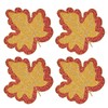 Beaded Leaf Placemats (Set of 4)