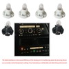 ZrAutomch Heater A/C Control Panel Dash Light Bulb(Set of 6pcs)