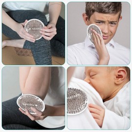Navaris Gel Compresses for Cooling or Heating - Cooling Pad Heat Pad Compress - Cooling Compress Cooling Pad - Cooling Pads with Plush Back