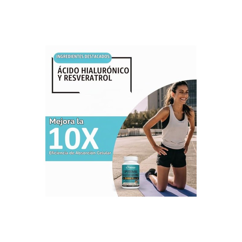 Zeylamum Cápsulas Blandas De Glutatión Liposomal De 2400 Mg, Máxima