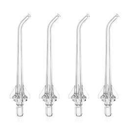 Cabezal de repuesto para irrigador bucal AquaSonic Aqua Flosser, puntas de repuesto para irrigador bucal, solo compatible con irrigador bucal AquaSonic Aqua (4 unidades)