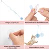 HFZRZFH 3 Pack Door Hanging Interactive Cat Spring Toys with