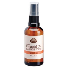 Fabulous Frannie Muscle Ice Massage Spray Healthy Spritz Made with Carrier Oils and Cinnamon, Eucalyptus, Clove Bud, Lavender, Orange and Peppermint Pure Essential Oils 2oz (Pack of 1)