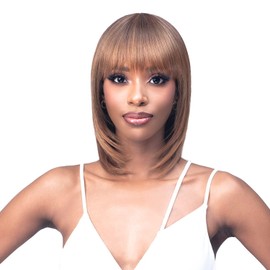 BOBBI BOSS Human Hair Blend Wig MOG014 Reese (1B)