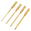 4Pcs 4 in 1 Hex Screwdriver Set High Speed Steel