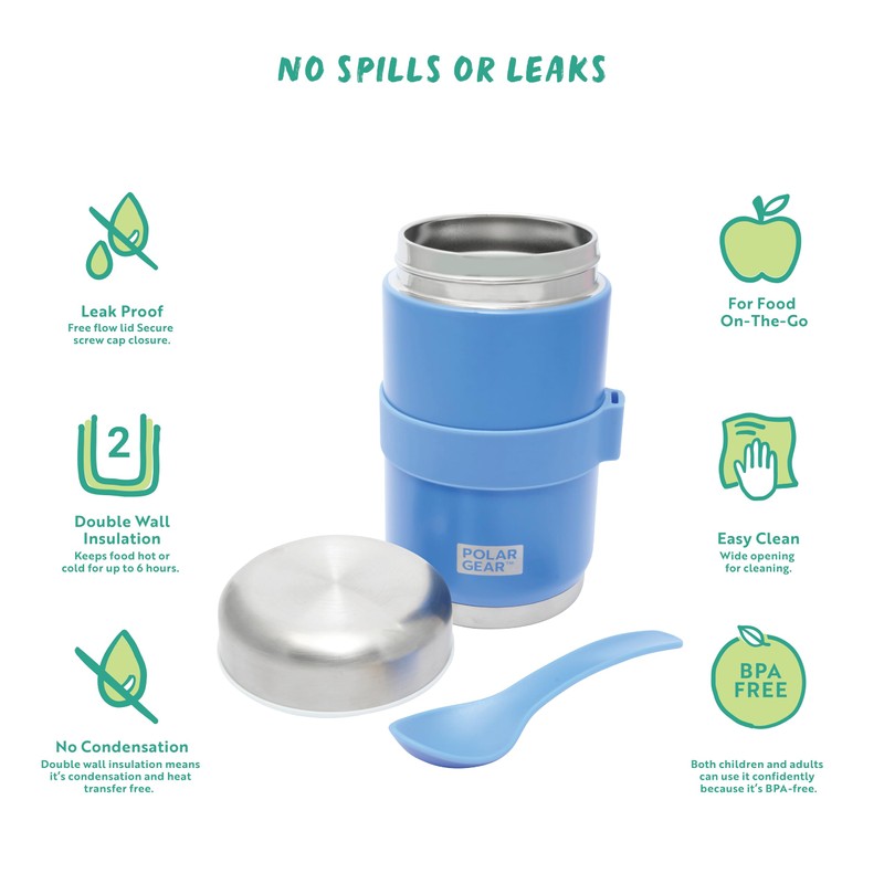 520ml Insulated Food Flasks For Hot Food – Double-Wall Stainless