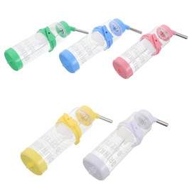 KESYOO Botellas de Agua para Hámster 250 Ml, Dispensador Automático Antigoteo para Animales Pequeños, Bebedero Portátil para Jaulas, Botella de Agua para Conejos, Chinchillas y