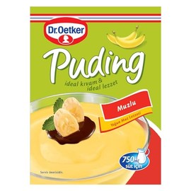 Dr. Oetker Banana Pudding Mix (Muzlu Puding Toz Karm) 120g