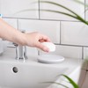 Minky Bathroom Soap Dish, Hand Soap Dish With Raised Ridges,