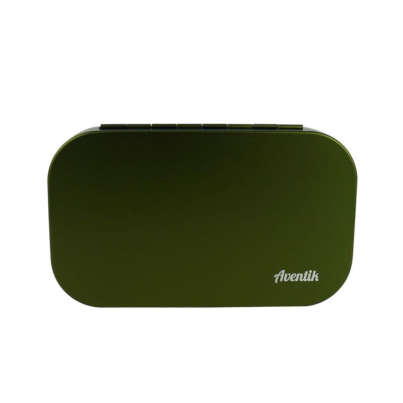 Aventik Aluminium Fly Fishing Box Slit Foam with Compartments/Easy Grip