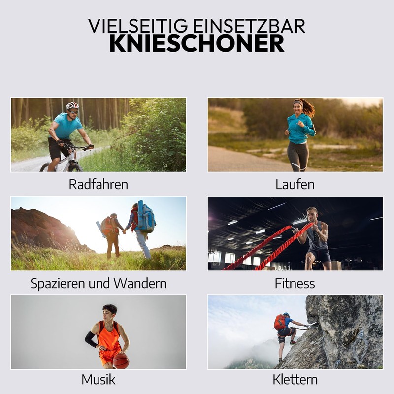 Roar 2 x Patella Knee Support (Black)