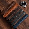 WOCCI Leather watch strap for men and women, top grain