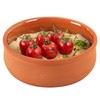 Restaurantware-Terra Tek 17 Ounce Terracotta Cazuelas, 2 Brown Glazed Clay