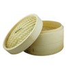 Dexam 12108610 Bamboo Steamer Set With 2 layers and Lid
