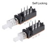 sourcing map Push Button Switch DPDT 6 Pin 1 Position