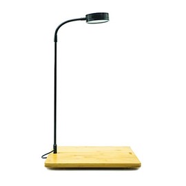 Full Spectrum LED Light with Bamboo Board, fits Aquarium Nano Tank, Betta Fish Tank, Potted Plants, Succulent, Wabi Kusa (9W)