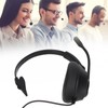 Telephone Headset Noise Cancelling Clear Chat USB Plug Computer Headphone