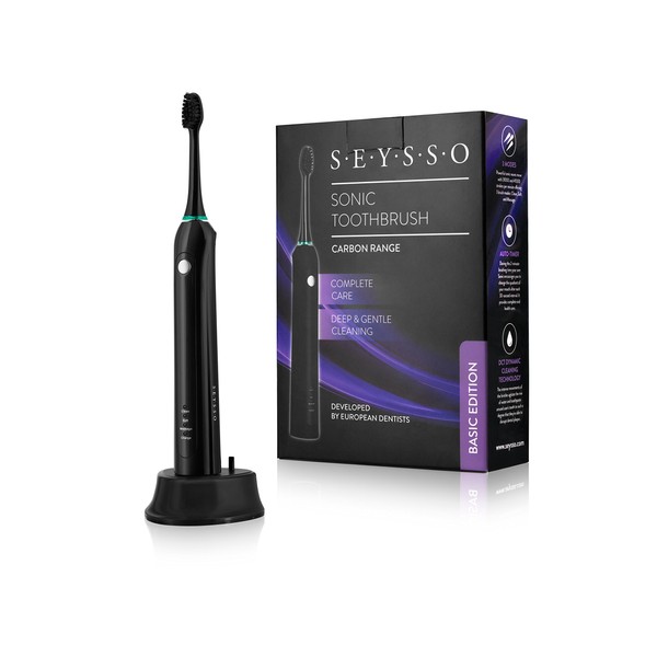 Seysso Professional Basic Edition Sonic Toothbrush With 3 Modes for Delicate Gums & Teeth.