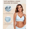 LUXMAY Bras for Women Comfortable Full Coverage Support Push Up