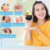 2pzs Rodillo Silicón Hielo Para Masaje Facial Reutilizable