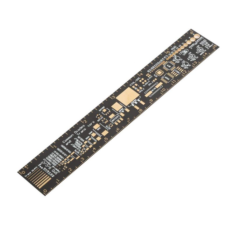 Printed Circuit Board Engineering Ruler, Multifunctional Ruler, 6Inch 15CM Printed