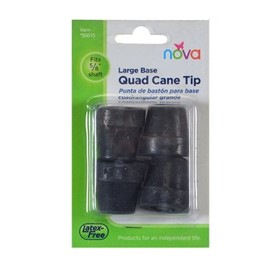 Tips for Large Quad Cane - Black - 4 Each/Each - 50015BK