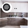 Gatuida 20 Pcs Stainless Steel Louvered Vent Covers Round Air