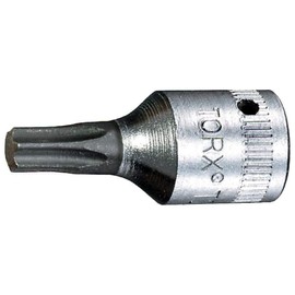 Stabilay Hex Robe Socket 44KTX-T40, Insertion Angle: 0.25 x Total Length: 1.1 inches (28 mm), 1 piece