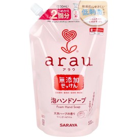 Saraya arau Foaming Hand Soap Refill, 16.9 fl oz (500 ml) x 10 Pack