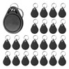 13.56MHz Writable Key Fob Tag 100pcs Rewritable 4-Byte UID Smart
