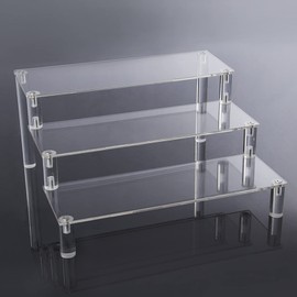 Acrylic Display, Display Stand, Acrylic Staircase, Acrylic Stage, Figures Storage, Figure Display Stand, Collection Stand, Cosmetic Stand, Stationery Display, Transparent Stand, Collection Case,
