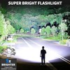 Ruboliy Rechargeable Flashlights 2Pack, Super Bright LED Flashlight, 7 Modes