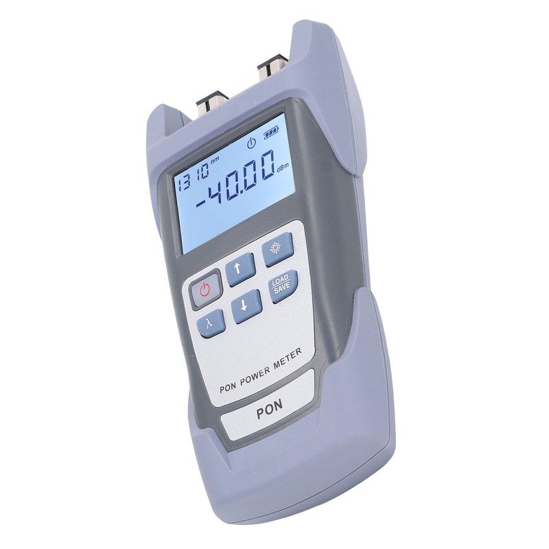 PON Optical Power Meter Fiber Port Checker Red Light Test
