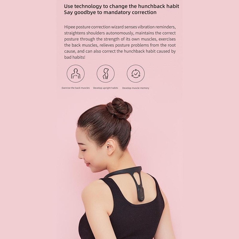 Posture Corrector with Smart Sensor Vibration Reminder Back Posture Trainer