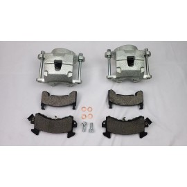 auto city classic GM metric front disc brake calipers with pads and hoses