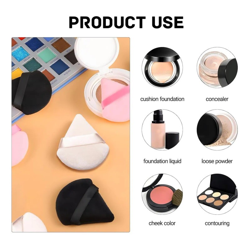 30 Borlas Para Polvos Y Base De Maquillaje