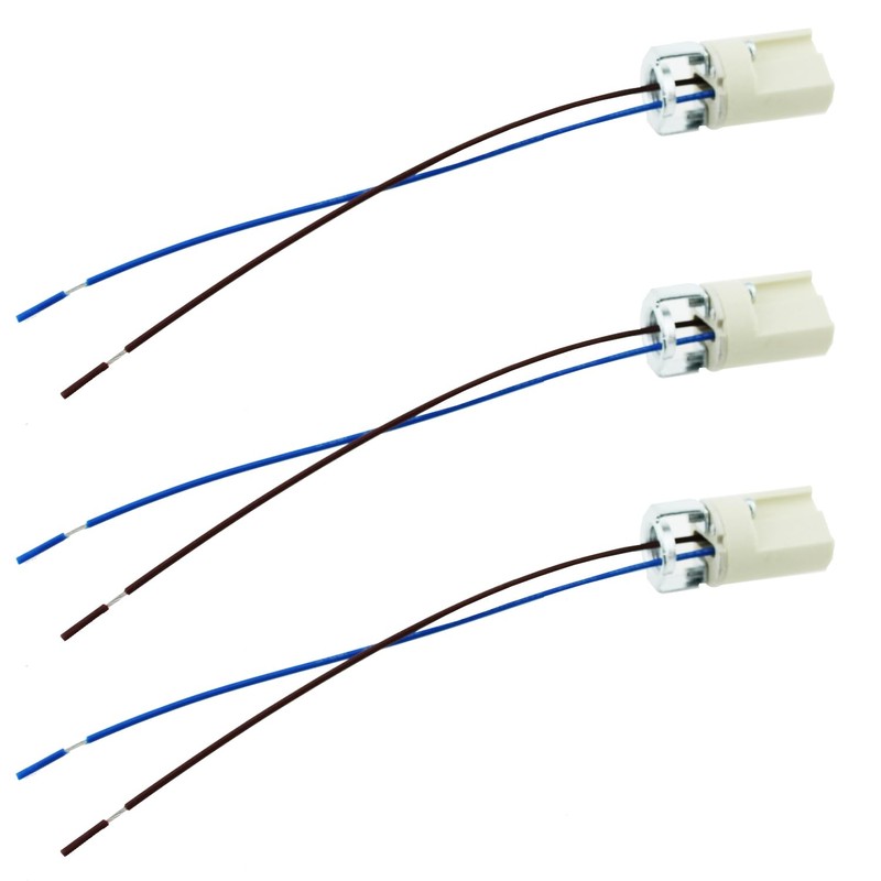 SQXBK 6PCS G9 Base Socket Ceramic Lampholder G9 Connector LED