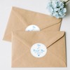 Blue Bow Thank You Stickers - Anwyll 60Pcs 2Inch Cute
